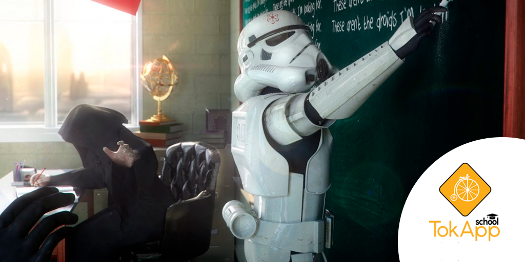 Star Wars en los coles: imágenes inspiradoras para profes muy fans