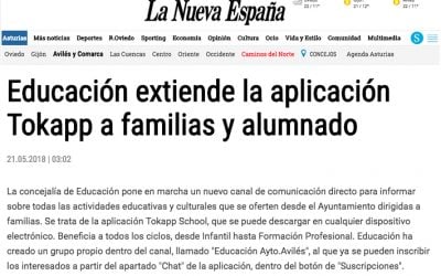 TokApp en la Concejalia de Educacion de Aviles