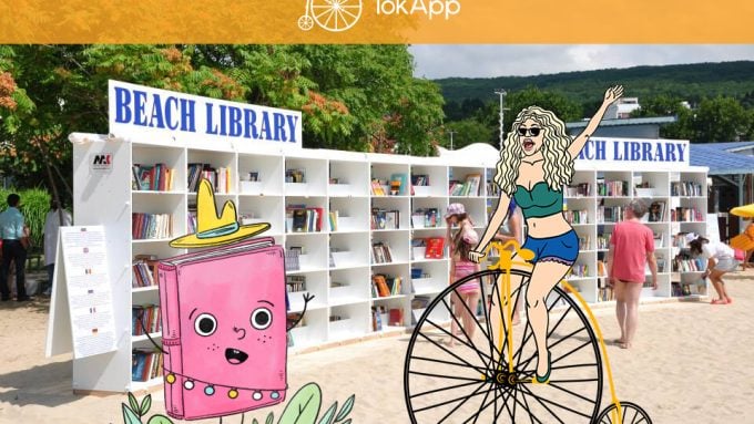 7 playas con biblioteca para leer libros sin límites
