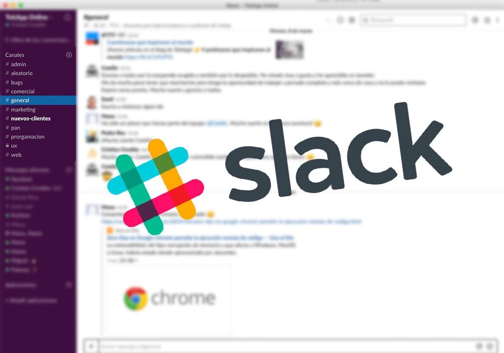 slack y tokapp chat