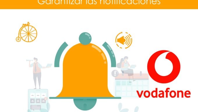 Garantizar notificaciones en teléfonos Marca Vodafone