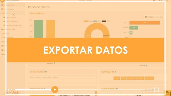 [VIDEOTUTORIAL] Exportar datos