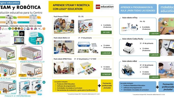 ¡Steam y robótica para centros educativos TokApp School!