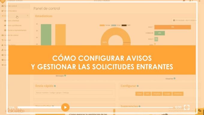 [VIDEOTUTORIAL] Cómo configurar avisos y gestionar las solicitudes entrantes