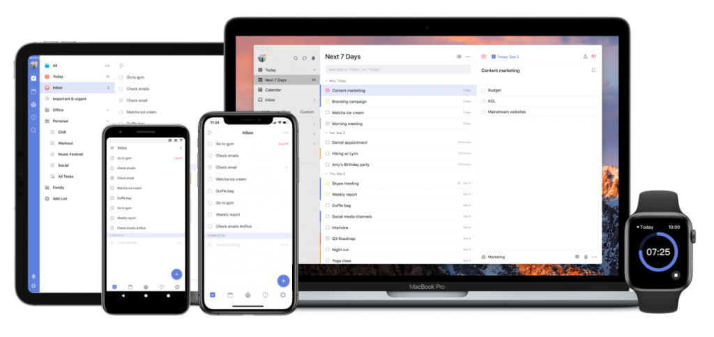 TickTick Organizador