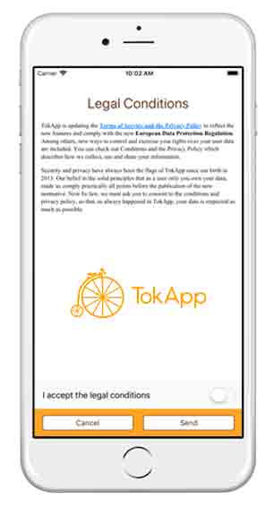 condiciones privacidad app 
